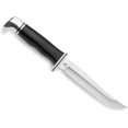 thumbnail image 1 of Buck Knives 105 Pathfinder® Knife, Fixed-Blade Knives, Hunting, Camping and Outdoors, All Purpose, Made In USA, 100% Lifetime Warranty, Heat Treated, Black, 1 of 4