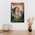 thumbnail image 3 of Inspirational Yosemite National Park Retro Travel Motivational Wall Art Poster Decor for Gym Office Study Room Canvas Poster, 3 of 8