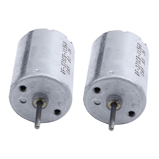 2x Dc 9v 6760rpm Rotary Speed 2 Pin 2p Terminals Electric Mini Motor