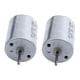 thumbnail image 1 of 2x Dc 9v 6760rpm Rotary Speed 2 Pin 2p Terminals Electric Mini Motor, 1 of 5