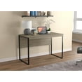 thumbnail image 1 of Safdie & Co. Computer Desk 47.25L Dark Taupe Black Metal, 1 of 4