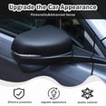 thumbnail image 2 of TINKI 2PCS Rearview Mirror Covers for Honda Pilot 2016-2022/ Ridgeline 2020-2023/ Passport 2019-2023, ABS Material Door Side Mirror Guard Cover Cap Exterior Accessories, 2 of 14