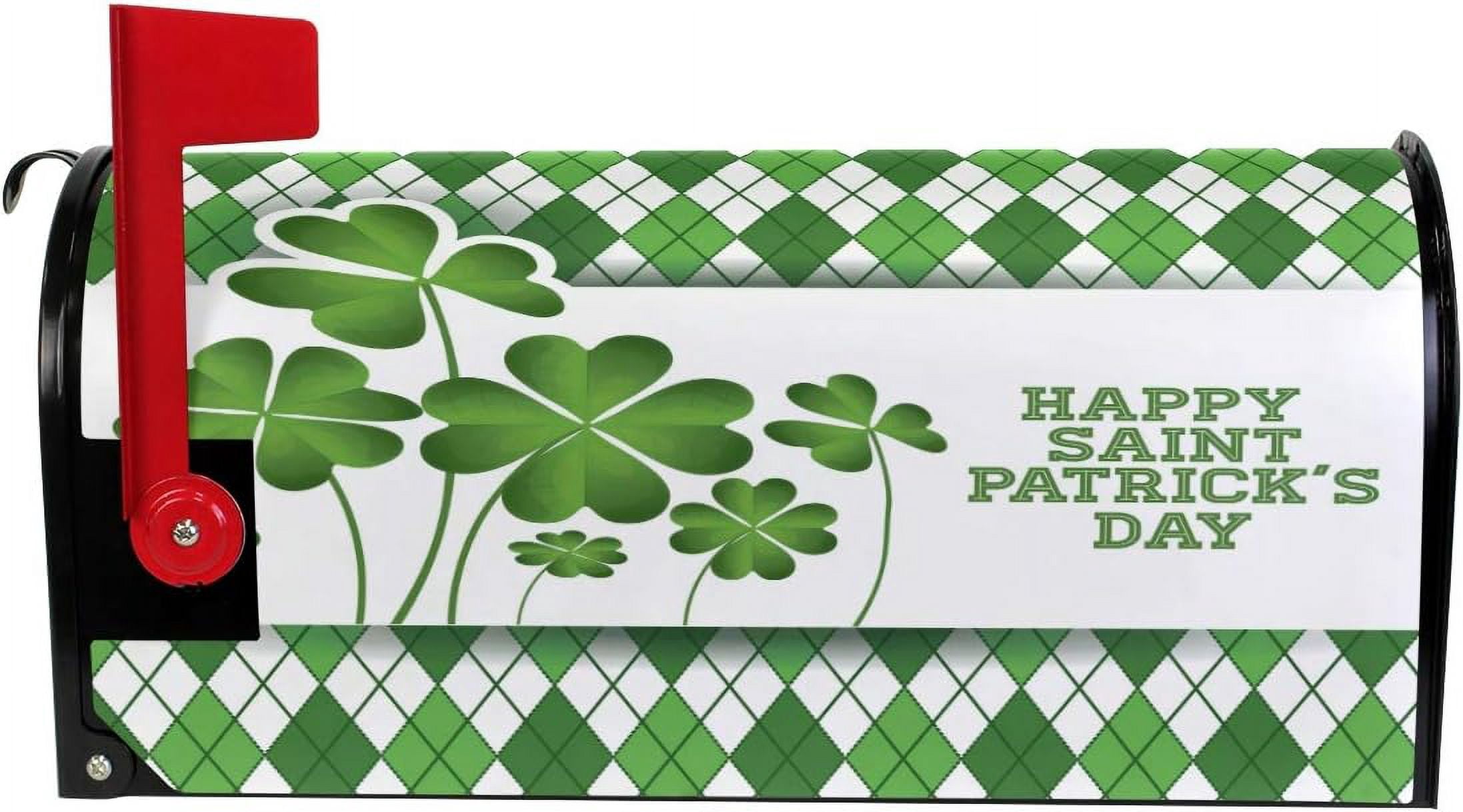 St Patricks Day Magnetic Mailbox Cover Standard Size-18"x 20.8"