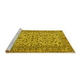thumbnail image 2 of Ahgly Company Machine Washable Indoor Rectangle Persian Yellow Traditional Area Rugs, 5' x 7', 2 of 4