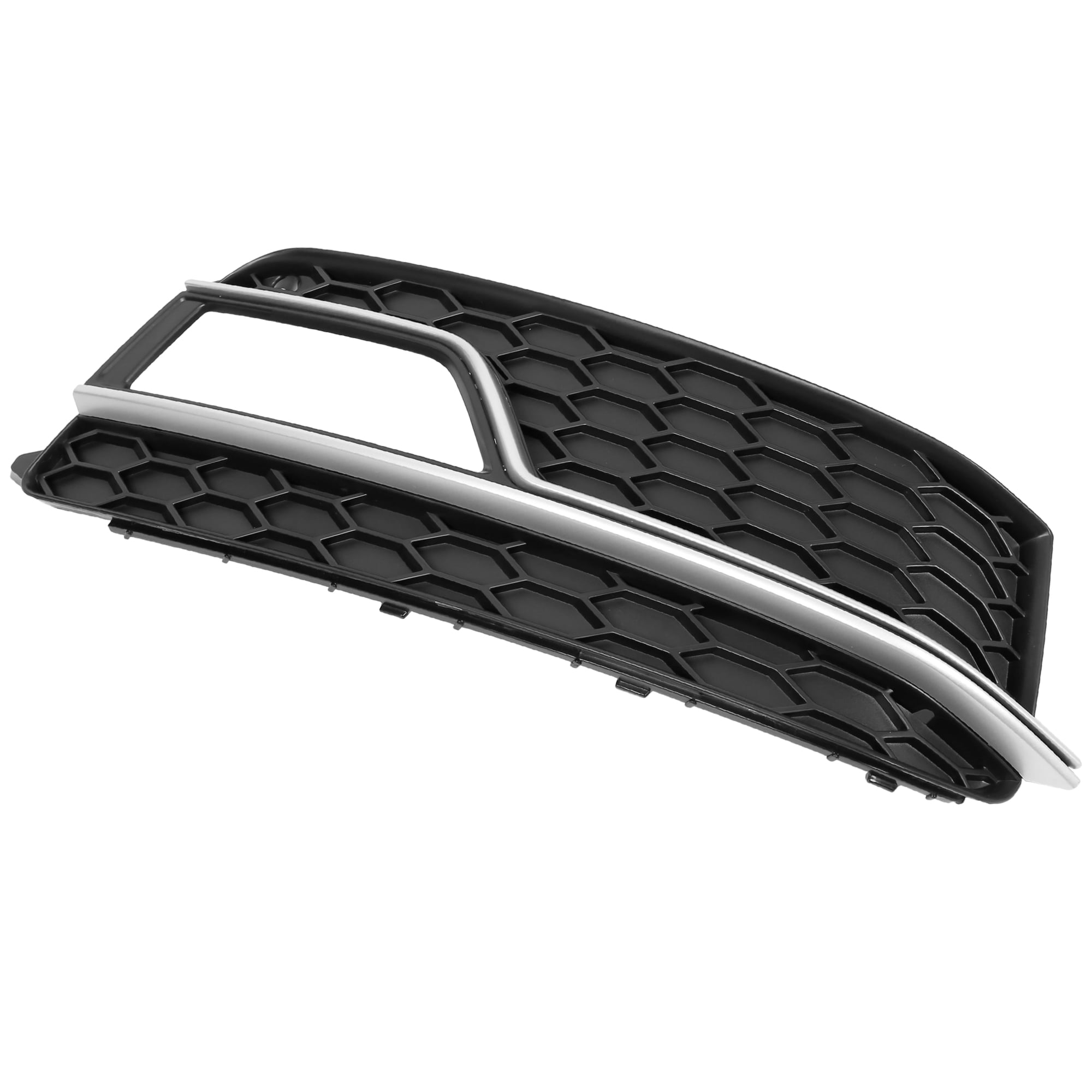 Unique Bargains Car Front Right Fog Light Grille 8T0807682M 8T0807682P for Audi S5 Black