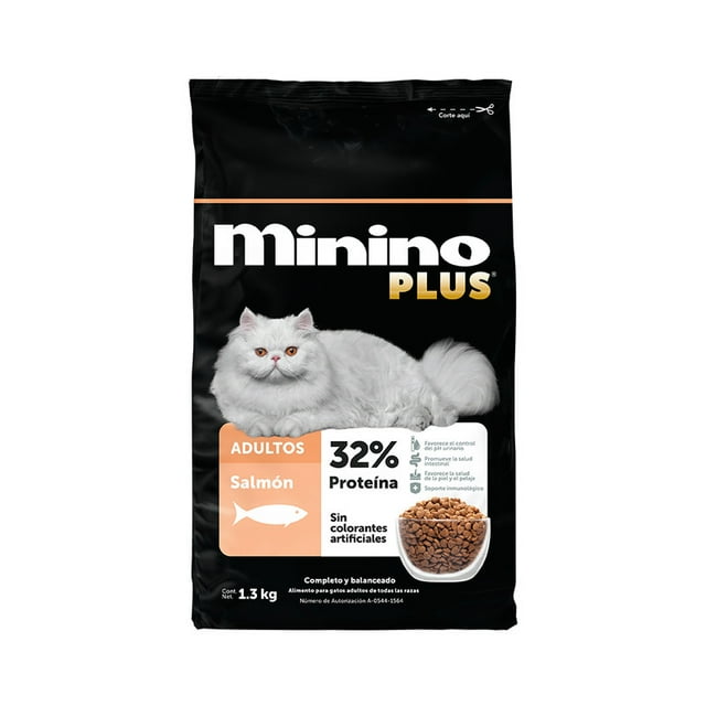 Alimento para Gato Minino Plus Salmon 1.3 kg