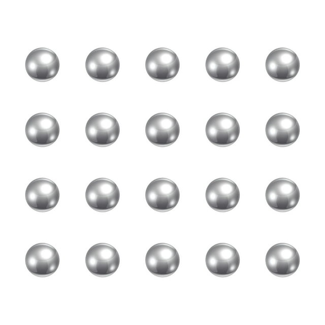 Unique Bargains Billes de Roulement en Acier Inoxydable 440C de 4 mm G25 de Précision, Lot de 250