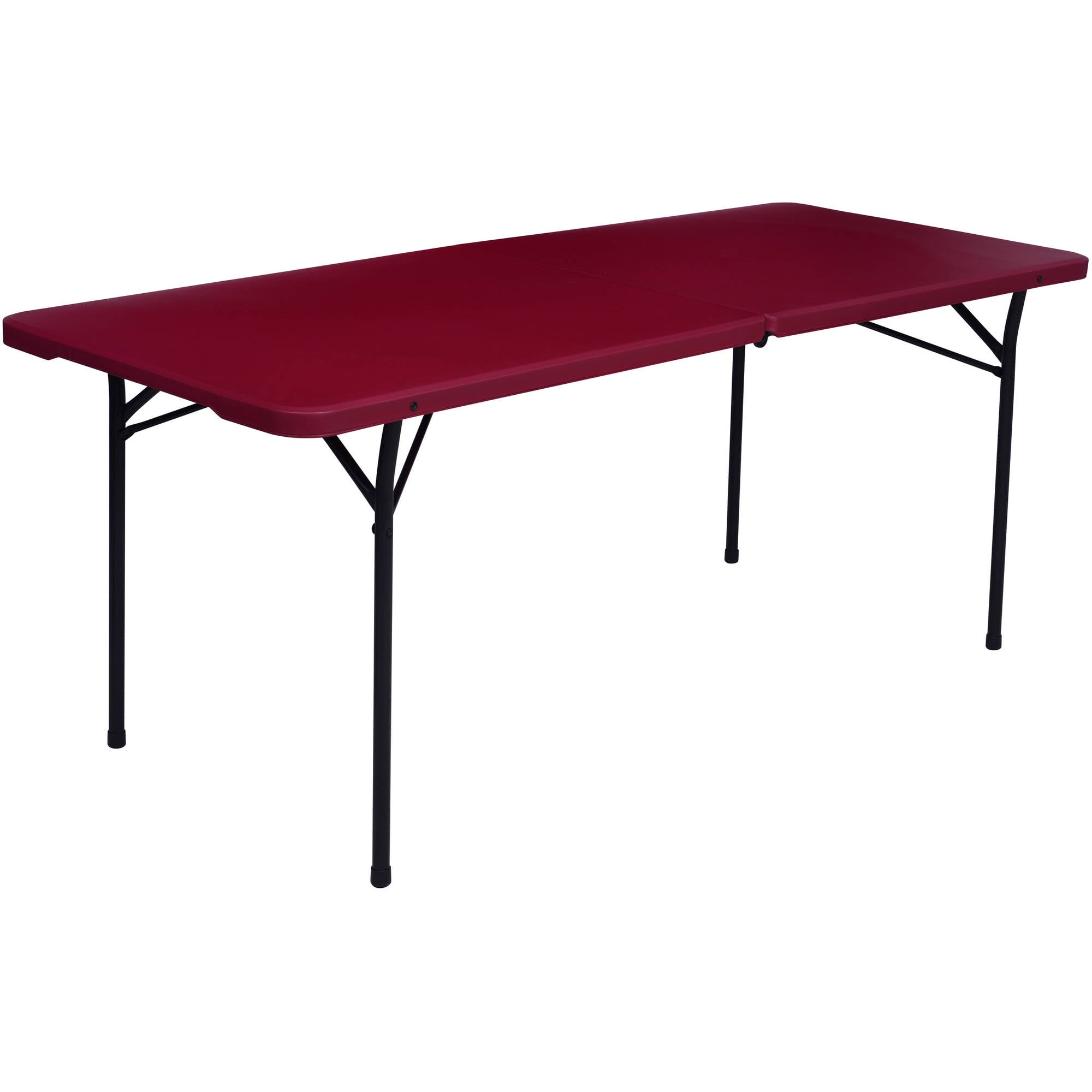 Mainstays 6 Fold In Half Tailgate Table Multiple Colors Com