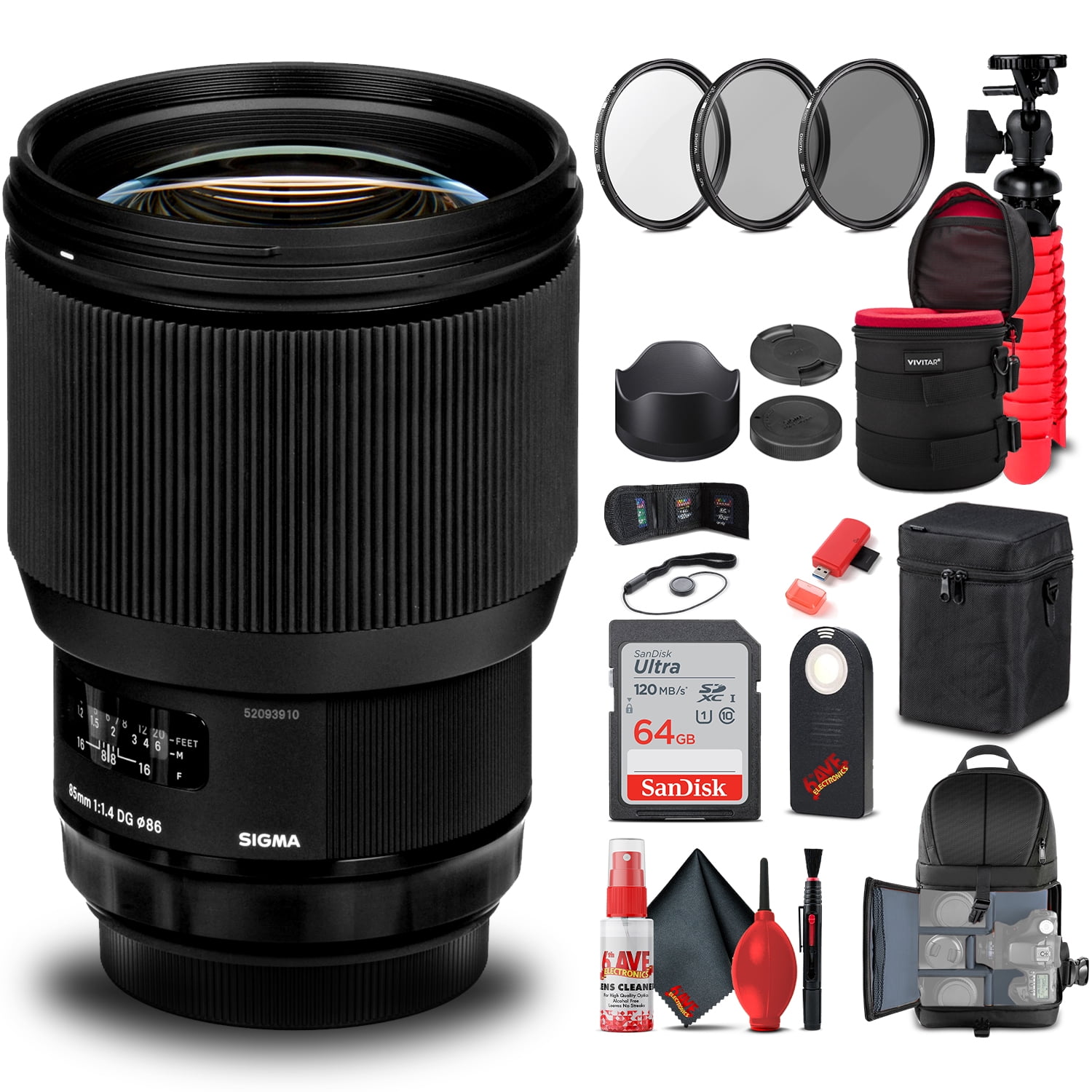 Bundle with 49mm Filter KIt Lens Wrap Cleaning KIt PC Software Package Sigma 70mm f/2.8 DG Art Macro Lens for F/Sony E Cameras Flex Lens Shade Capleash 