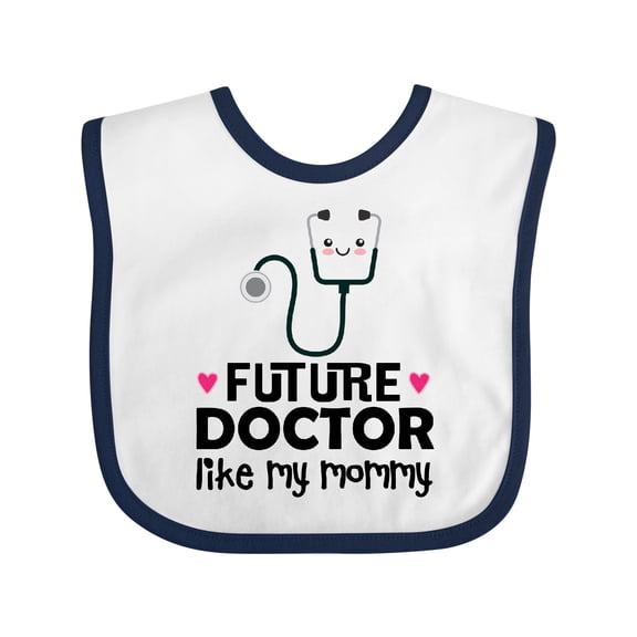 Inktastic Future Doctor Like My Mommy Girls Baby Bib