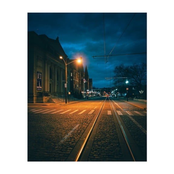 Elm Street, Cincinnati - Cincinnati Ohio Photography Unframed Wall Art Print 8 x 10 inches