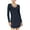 Blue Nights, variant on Planet Gold Juniors' Strap-Detailed Soft Bodycon Dress (Heron, X-Small)