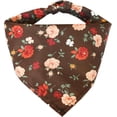 thumbnail image 1 of Dog Bandanas Plaid Reversible Triangle Bibs Scarf Accessories for Dogs Pets, 1 of 6