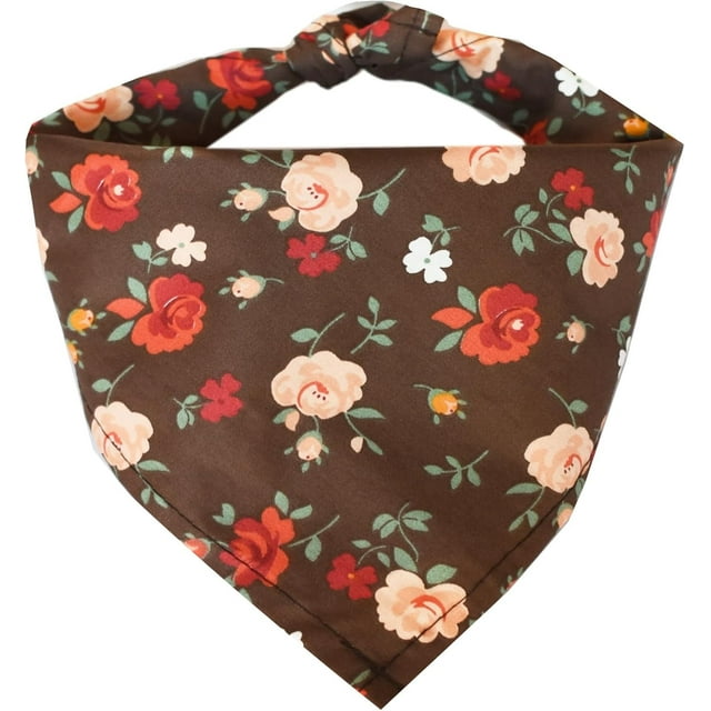 Dog Bandanas Plaid Reversible Triangle Bibs Scarf Accessories for Dogs Pets
