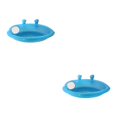thumbnail image 4 of ZheElen Plastic Durable Construction And Multifunctional Bird Bathtub For Pet Bird Easy To Mirror Single sided mirror 2Set, 4 of 6