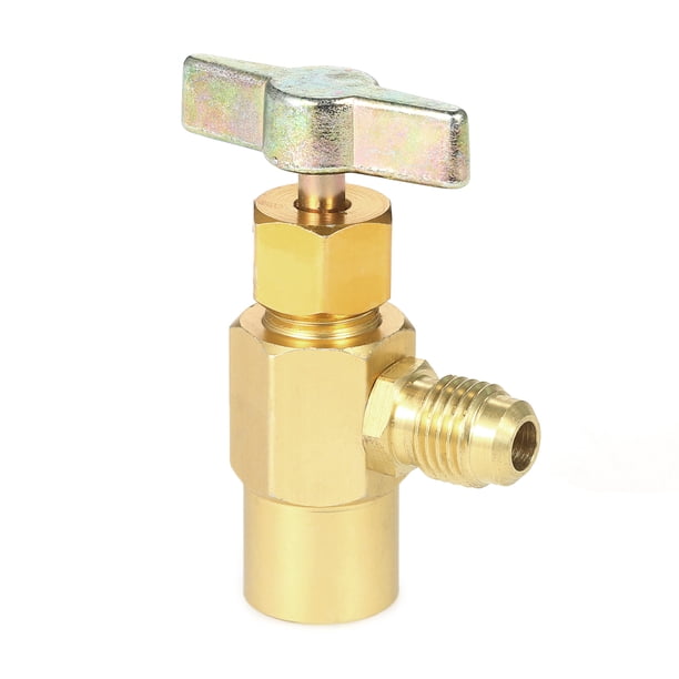 Acondicionador De Aire Acondicionado Para Automóvil, Dispensador De Refrigerantes R134A, R-134 AC, Grifo De Aluminio, Herramienta De Válvula De Rosca ACME De 1/2"