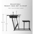 thumbnail image 3 of Costway Table de Tir Pliable avec Hauteur Réglable, Repose-Canon de Chasse pour Champ de Tir Extérieur, 3 of 9