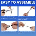 thumbnail image 4 of Kit de cables de pedalera Crosby, cable sin soldadura de 10 pies con 10 conectores, 4 of 8