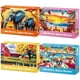 thumbnail image 1 of Juego de rompecabezas Ciavotie para niños, 4 x 100 unidades, elefantes de granja, perros de playa, 1 of 7