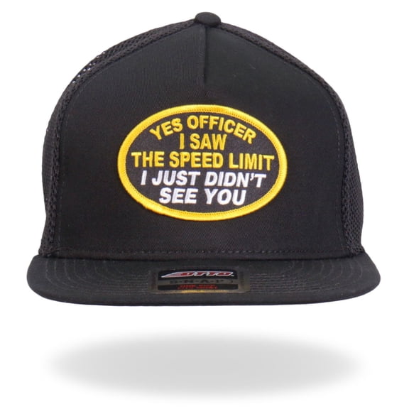 Hot Leathers GSH2019 Yes Officer Snapback Hat One Size