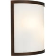 thumbnail image 4 of Access Lighting 20439-BRZ-OPL 10 in. Artemis 2 Light ADA Wall Sconce Light with Wall Fixture, Bronze, 4 of 7