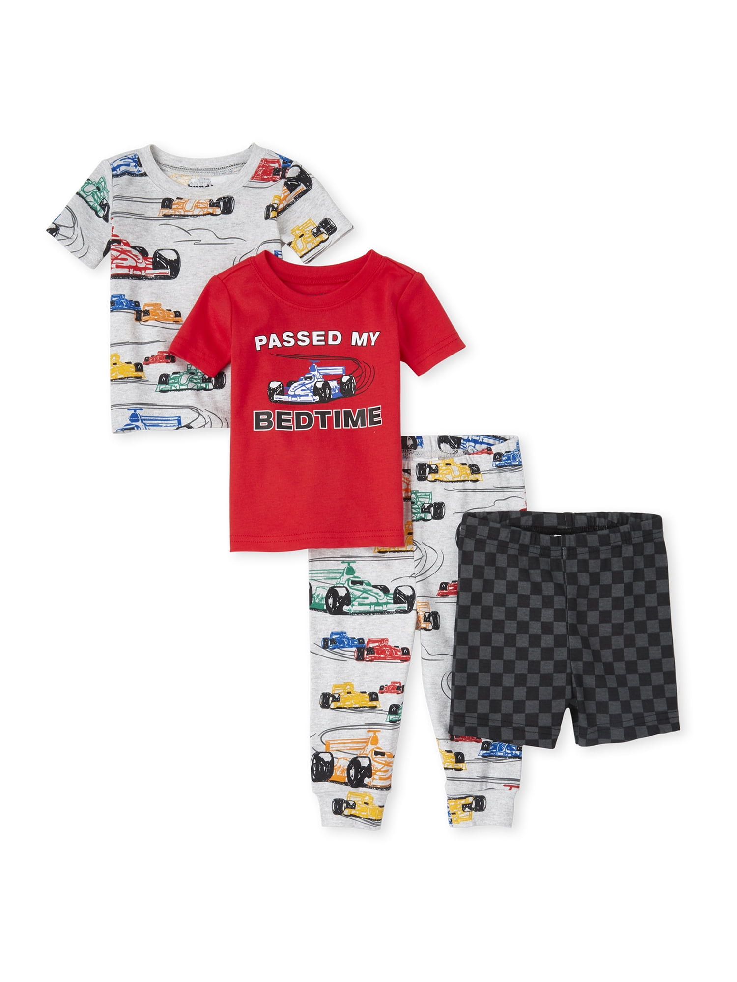 The Childrens Place Baby Boys Short Sleeve Pajama Pant Set
