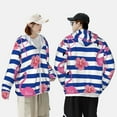 thumbnail image 6 of Gaeub Pink Flamingo Men's and Women's UPF 50+ Long-Sleeved Sun Protection Clothing, Fishing Shirt Long Sleeve Zip - XX-Large, 6 of 9