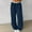 Navy, variant on Women's Plush Fleece Pajama Pants Elastic Waist Wide Leg Teddy Pj Bottoms Soft Cozy Lounge Pants with Pockets