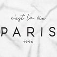 thumbnail image 2 of C'est La Vie Paris France 1990 Long Sleeve TShirt Men Women Brisco Brands S, 2 of 5