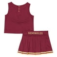 thumbnail image 2 of Girls Toddler Colosseum Garnet Florida State Seminoles Time For Recess Cheer Top & Skirt Set, 2 of 2