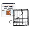 thumbnail image 2 of Newhouse Pet Single Cake Suet Basket Bird Feeder NHP-SUET-BLK, Small Hanging Bird Feeder for Outdoors, Suet Cake Holder for Jays, Woodpeckers, Chickadees, Wrens, and Other Birds, 2 of 8