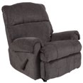 thumbnail image 1 of Contemporary Kelly Gray Super Soft Microfiber Rocker Recliner, 1 of 9