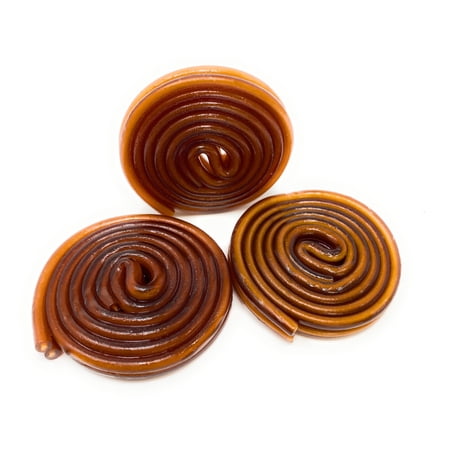 Dulcefina, Haribo licorice Cola Wheels (Rotella Cola) (3 Lbs)