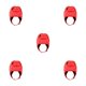 thumbnail image 2 of Protector de cabeza de casco duradero Toystoory para fútbol y rugby rojo S Type2 NO2, 2 of 6