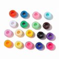 thumbnail image 3 of 9mm Large Hole Acrylic Beads, 100Pcs Multicolor Craft Beads for Jewelry Making, Bracelets, Necklaces, Kids DIY Projects, 3 of 5