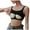 Black, variant on Going out Tops for Women Crop Tank Tops Double Spaghetti Strap Slim Fitted Yoga Tops Built in Bra