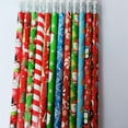 thumbnail image 4 of 48Pieces Christmas Pencil Wood Pencils with Erasers Christmas Stocking Fillers Wood Drawing Pencils for Student, 4 of 7