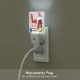 thumbnail image 5 of Pofeuu Christmas Gnome With Love Print Night Lights Plug into Wall with Dusk-to-Dawn Light Sensor, LED Nightlight for Bathroom, Adult, Hallway-US, 5 of 7