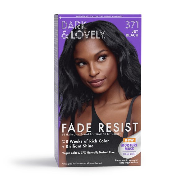 Tinte de pelo Softsheen-Carson Dark and Lovely Jet Black x2