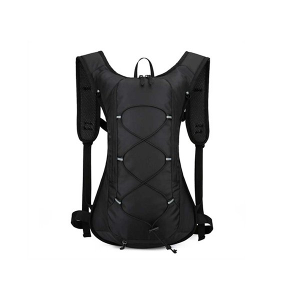 Greeniant Bolsa de chaleco para correr profesional transpirable para mujer de montar de gran capacidad de viaje ciclismo senderismo Mochilas de mochilero Negro