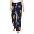 thumbnail image 2 of Lsque Spaceships and Stars Print Women's Pajama Pants, Lounge Pant - Comfortable Home Wear,Elastic Waistband, Stylish Design-Large, 2 of 9