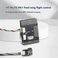 thumbnail image 2 of H7Wlite MK1 H7 Flight Controller Fixed Wing FC Onboard BEC Compass Dual Gyroscope for FPV RC Drone, 2 of 8