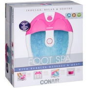 conair foot spa with massage bubbles and heat