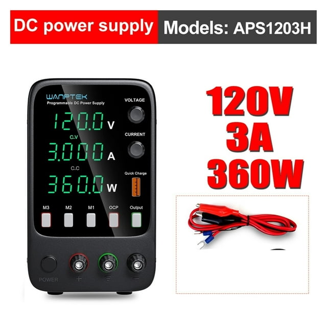 Adjustable DC Power Supply 30V 10A LED Lab Bench Power Source Stabilized Power Supply Voltage Regulator Switch 60V 5A