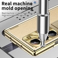 thumbnail image 3 of Allytechgroup Galaxy Z Fold 6 Case with Screen Protector, S Pen Holder Kickstand Camera Lens Protector Hinge Protection Shockproof Phone Case for Samsung Galaxy Z Fold 6, Gold, 3 of 7