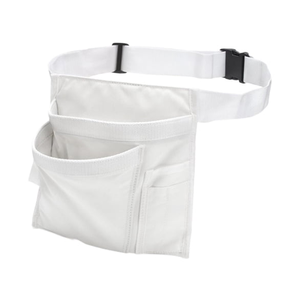 Kuntesetty Tool Apron Belt Waist Adjustable for Construction Workers Farmers Carpenters White