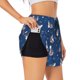 thumbnail image 1 of Balery Cute Shark Pantalones cortos deportivos para mujer con forro y dos bolsillos, elásticos, para entrenamiento, gimnasio, yoga-X-Large, 1 of 7