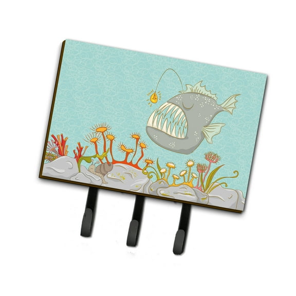 Frog Fish Scene Leash or Key Holder
