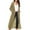 Khaki, variant on Elegant Draped Front Long Sleeve Womens Cardigan With Pockets and Asymmetrical Hem Design Women Casual Dress Sweater Long Sleeve Hoodie Womens Long Hooded Sweatshirt