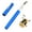Blue, variant on Bestsky Collapsible Fishing Rod,Stylish Gift Fishing Pole,Cold Weather Fishing Rod,Gold